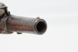 CASED BRACE of Antique CLARK of CAMBRIDGE, ENGLAND Folding Trigger Pistols
ENGRAVED Mid-19th Century SCREW BARREL Self Defense Pistols - 10 of 25