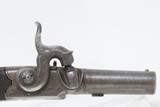 CASED BRACE of Antique CLARK of CAMBRIDGE, ENGLAND Folding Trigger Pistols
ENGRAVED Mid-19th Century SCREW BARREL Self Defense Pistols - 22 of 25