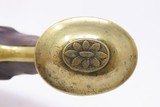 .75 Cal Antique BRASS BARREL Manstopper FLINTLOCK Pistol from LIEGE 1800s Impressive 19th Century Sidearm! - 6 of 16