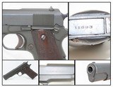 1914 WWI US PROPERTY COLT Government Model 1911 Pistol C&R WW1 Great War 45 WORLD WAR I Model 1911 Government .45 ACP - 1 of 20