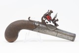 Antique ENGLISH Engraved CALVERTS of LEEDS .50 Cal. FLINTLOCK Pocket Pistol Early 19th Century YORKSHIRE Made with Pre-1813 PROOF MARKS - 14 of 17