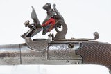 Antique ENGLISH Engraved CALVERTS of LEEDS .50 Cal. FLINTLOCK Pocket Pistol Early 19th Century YORKSHIRE Made with Pre-1813 PROOF MARKS - 4 of 17