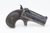 Classic REMINGTON Double DERINGER .41 Rimfire Type II PISTOL C&R BLUED Over/Under .41 Caliber Hideout Pistol - 12 of 14