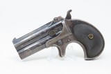 Classic REMINGTON Double DERINGER .41 Rimfire Type II PISTOL C&R BLUED Over/Under .41 Caliber Hideout Pistol - 2 of 14