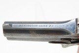 Classic REMINGTON Double DERINGER .41 Rimfire Type II PISTOL C&R BLUED Over/Under .41 Caliber Hideout Pistol - 6 of 14