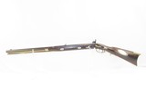 Antique OHIO LONG RIFLE by TEAFF Engraved Half Stock BACK ACTION Percussion
American Long Rifle with M.M. Maslin Lock! - 17 of 22