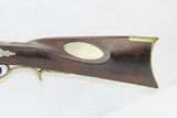 Antique OHIO LONG RIFLE by TEAFF Engraved Half Stock BACK ACTION Percussion
American Long Rifle with M.M. Maslin Lock! - 18 of 22
