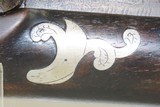 Antique OHIO LONG RIFLE by TEAFF Engraved Half Stock BACK ACTION Percussion
American Long Rifle with M.M. Maslin Lock! - 8 of 22