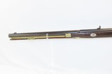 Antique OHIO LONG RIFLE by TEAFF Engraved Half Stock BACK ACTION Percussion
American Long Rifle with M.M. Maslin Lock! - 20 of 22
