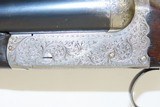 Engraved FREDERICK WILLIAMS Double Barrel C&R Boxlock HAMMERLESS Shotgun Double Barrel 12 Gauge Shotgun with EJECTORS! - 6 of 20