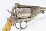 Antique “BELGIAN” Marked Double Action Top Break .44-40 WCF Cal. REVOLVER Late 19th Century Belgian Revolver with BONE GRIPS! - 7 of 17