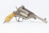 Antique “BELGIAN” Marked Double Action Top Break .44-40 WCF Cal. REVOLVER Late 19th Century Belgian Revolver with BONE GRIPS! - 5 of 17