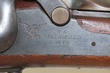 Antique U.S. SPRINGFIELD Model 1884 TRAPDOOR Rifle .45-70 GOVT with BAYONET Manufactured at the SPRINGFIELD ARMORY - 6 of 23