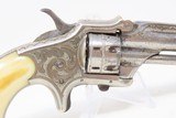 SCARCE 7-SHOT .22 Antique DERINGER Pocket Revolver Engraved NICKEL Ivory Made by Henry Deringer’s Great Grandson with IVORY GRIPS! - 16 of 17