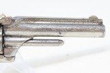 SCARCE 7-SHOT .22 Antique DERINGER Pocket Revolver Engraved NICKEL Ivory Made by Henry Deringer’s Great Grandson with IVORY GRIPS! - 17 of 17