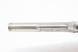SCARCE 7-SHOT .22 Antique DERINGER Pocket Revolver Engraved NICKEL Ivory Made by Henry Deringer’s Great Grandson with IVORY GRIPS! - 13 of 17