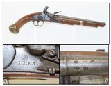 REVOLUTIONARY WAR Period JOHN REA Long Sea Service Pattern FLINTLOCK Pistol Used by the British Royal Naval Service!