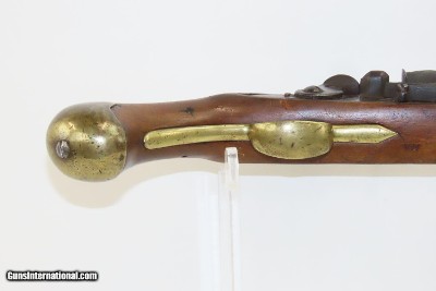 REVOLUTIONARY WAR Period JOHN REA Long Sea Service Pattern FLINTLOCK Pistol Used by the British Royal Naval Service! - Image 7 of 17