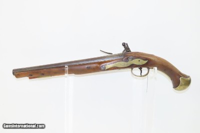 REVOLUTIONARY WAR Period JOHN REA Long Sea Service Pattern FLINTLOCK Pistol Used by the British Royal Naval Service! - Image 13 of 17