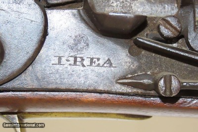 REVOLUTIONARY WAR Period JOHN REA Long Sea Service Pattern FLINTLOCK Pistol Used by the British Royal Naval Service! - Image 6 of 17