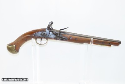 REVOLUTIONARY WAR Period JOHN REA Long Sea Service Pattern FLINTLOCK Pistol Used by the British Royal Naval Service! - Image 2 of 17