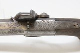 1800s Antique RICHARDSON Sidehammer BOXLOCK .48 Caliber Percussion Pistol British Version of the American Deringer! - 9 of 19