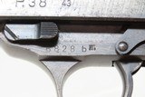 1943 WORLD WAR 2 WALTHER "ac/43" Code P.38 GERMAN MILITARY Pistol C&R WWII
9mm Semi-Auto Pistol from the Third Reich with HOLSTER! - 8 of 23