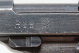 1943 WORLD WAR 2 WALTHER "ac/43" Code P.38 GERMAN MILITARY Pistol C&R WWII
9mm Semi-Auto Pistol from the Third Reich with HOLSTER! - 10 of 23