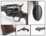 Antique COLT ARTILLERY U.S. Model SINGLE ACTION ARMY .45 Caliber Revolver BLACK POWDER FRAME From Spanish-American War Period! - 1 of 18