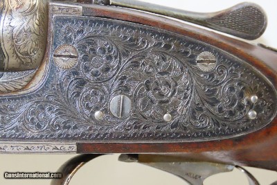 Engraved, Carved PHEASANT Stock FRANCOTTE Sidelock 20 Gauge SxS Shotgun Gorgeous Double Barrel 20 Gauge Shotgun! - Image 7 of 25