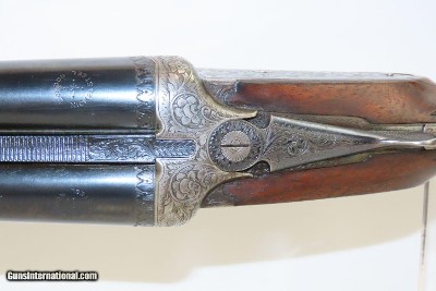 Engraved, Carved PHEASANT Stock FRANCOTTE Sidelock 20 Gauge SxS Shotgun Gorgeous Double Barrel 20 Gauge Shotgun! - Image 15 of 25
