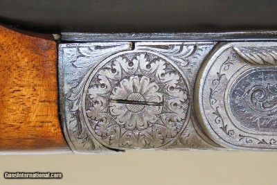 Engraved, Carved PHEASANT Stock FRANCOTTE Sidelock 20 Gauge SxS Shotgun Gorgeous Double Barrel 20 Gauge Shotgun! - Image 6 of 25