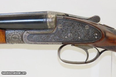 Engraved, Carved PHEASANT Stock FRANCOTTE Sidelock 20 Gauge SxS Shotgun Gorgeous Double Barrel 20 Gauge Shotgun! - Image 4 of 25