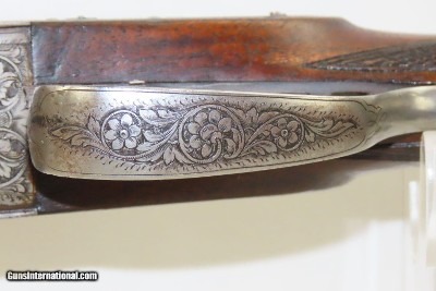 Engraved, Carved PHEASANT Stock FRANCOTTE Sidelock 20 Gauge SxS Shotgun Gorgeous Double Barrel 20 Gauge Shotgun! - Image 9 of 25