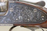 Engraved, Carved PHEASANT Stock FRANCOTTE Sidelock 20 Gauge SxS Shotgun Gorgeous Double Barrel 20 Gauge Shotgun! - 7 of 25