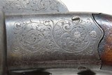 MASSIVE .49 Caliber PEPPERBOX by NOCK of LONDON Engraved 6-Shot Antique Pistol Impressive & Intimidating! - 6 of 19