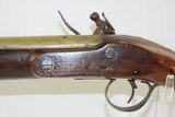 .54 Cal. BRITISH Antique PHILLIPS of LONDON Flintlock NAVAL/MILITARY Pistol Circa 1813 BRASS BARRELED Pistol! - 14 of 15