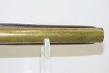 .54 Cal. BRITISH Antique PHILLIPS of LONDON Flintlock NAVAL/MILITARY Pistol Circa 1813 BRASS BARRELED Pistol! - 11 of 15