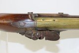 .54 Cal. BRITISH Antique PHILLIPS of LONDON Flintlock NAVAL/MILITARY Pistol Circa 1813 BRASS BARRELED Pistol! - 10 of 15