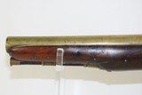 .54 Cal. BRITISH Antique PHILLIPS of LONDON Flintlock NAVAL/MILITARY Pistol Circa 1813 BRASS BARRELED Pistol! - 15 of 15