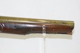 .54 Cal. BRITISH Antique PHILLIPS of LONDON Flintlock NAVAL/MILITARY Pistol Circa 1813 BRASS BARRELED Pistol! - 4 of 15