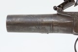 Antique ENGLISH Engraved WILLIAM CHANCE .45 Caliber FLINTLOCK Pocket Pistol Early 19th Century LONDON Made with Post-1813 PROOF MARKS - 5 of 18
