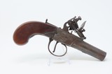 Antique ENGLISH Engraved WILLIAM CHANCE .45 Caliber FLINTLOCK Pocket Pistol Early 19th Century LONDON Made with Post-1813 PROOF MARKS - 15 of 18