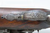 Antique ENGLISH Engraved THOMAS GILL of LONDON .60 Caliber FLINTLOCK Pistol Early 1800s Belt Pistol from St. James Street! - 9 of 18