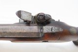 Antique ENGLISH Engraved THOMAS GILL of LONDON .60 Caliber FLINTLOCK Pistol Early 1800s Belt Pistol from St. James Street! - 12 of 18