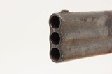 Rare Antique WILLIAM W. MARSTON Three Barrel .32 Caliber DERINGER Pistol UNIQUE 1860s Triple Barrel Superposed Defense Pistol with CASE! - 12 of 21