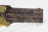 Rare Antique WILLIAM W. MARSTON Three Barrel .32 Caliber DERINGER Pistol UNIQUE 1860s Triple Barrel Superposed Defense Pistol with CASE! - 21 of 21