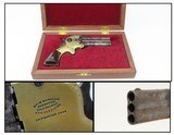 Rare Antique WILLIAM W. MARSTON Three Barrel .32 Caliber DERINGER Pistol UNIQUE 1860s Triple Barrel Superposed Defense Pistol with CASE! - 1 of 21