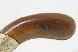 Engraved J.R. COOPER’S Patent BRITISH Antique Percussion PEPPERBOX Revolver 1850s 6-Shot UNDERHAMMER Revolver - 3 of 16