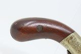 Engraved J.R. COOPER’S Patent BRITISH Antique Percussion PEPPERBOX Revolver 1850s 6-Shot UNDERHAMMER Revolver - 14 of 16